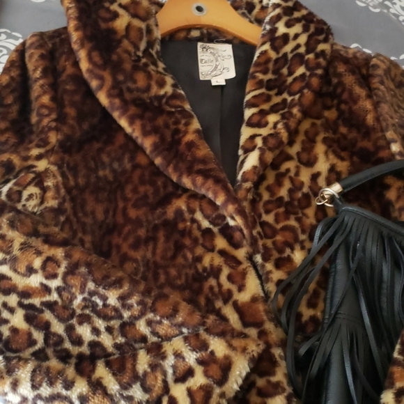 Tulle Jackets & Blazers - SOLD SUPER SOFT LEOPARD JACKET